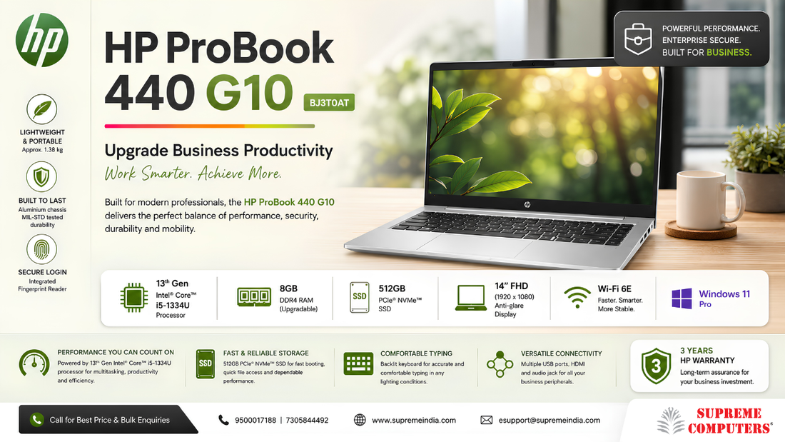 HP ProBook 440 G10 BJ3T0AT | Supreme Computer Chennai