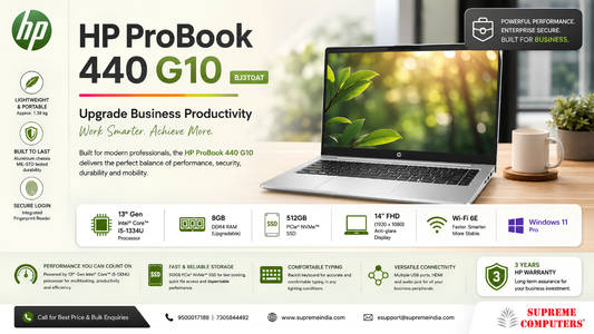 HP ProBook 440 G10 BJ3T0AT | Supreme Computer Chennai