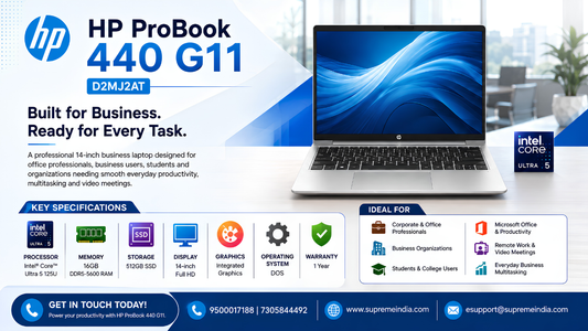HP ProBook 440 G11 D2MJ2AT - HP Dealer in Chennai SUpreme Computers