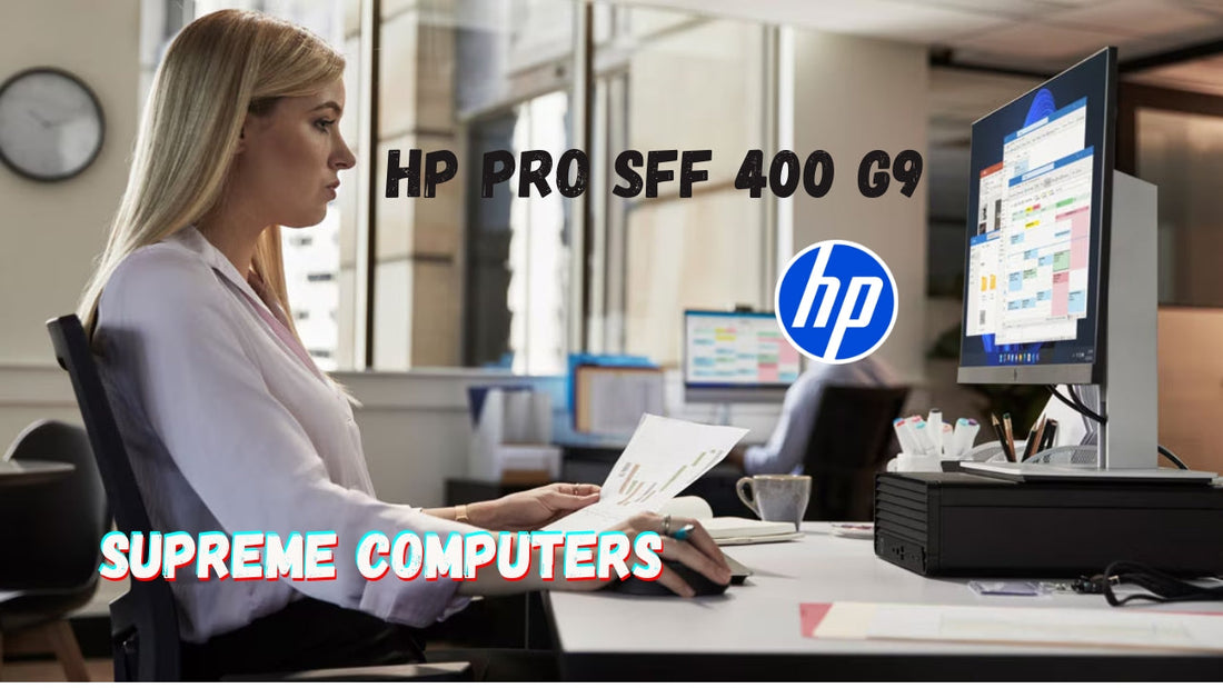 "HP Pro SFF 400 G9 Desktop PC – Compact Small Form Factor for Office and Home, Available at Trusted HP Dealer in Chennai"