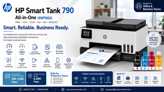  HP Smart Tank 790 All-in-one Printer Available in Chennai, Supreme Computers