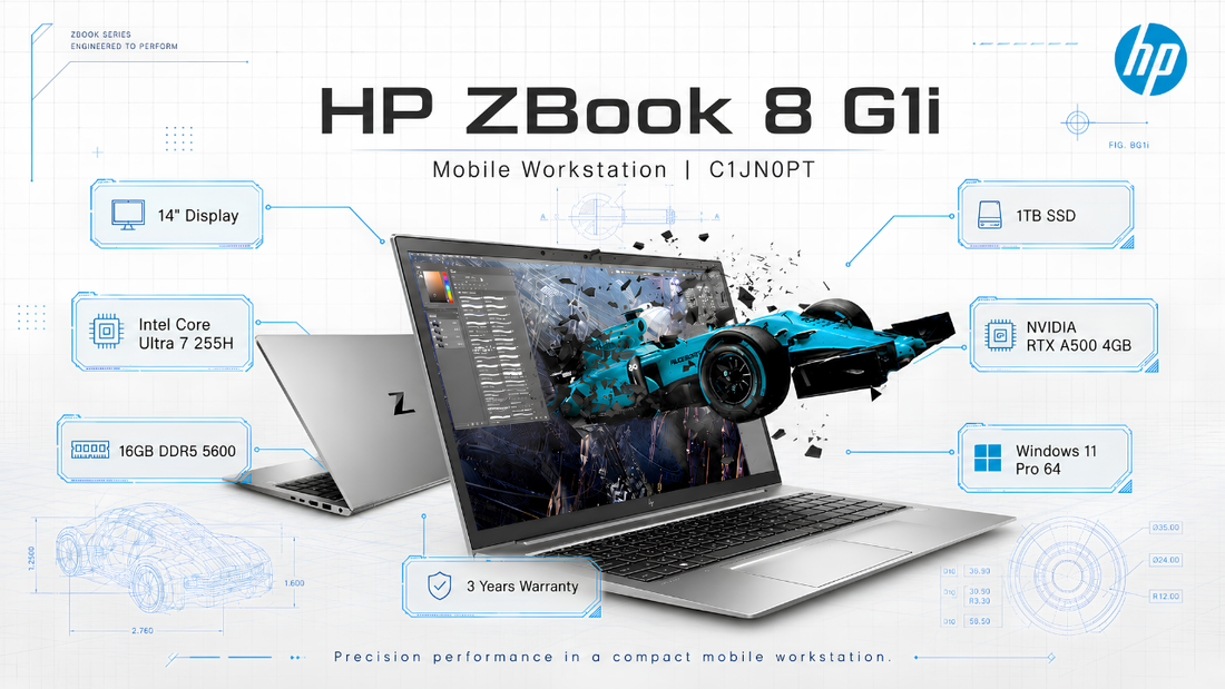 HP ZBook 8 G1i Mobile Workstation (C1JN0PT) - HP Dealer in Chennai Supreme Computers