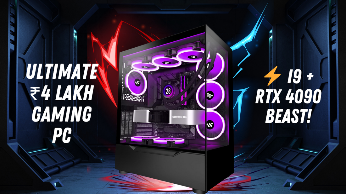 Ultimate Intel i9 14900KS and RTX 4090 Gaming PC Build Under ₹4 Lakh – High-End 4K Gaming Setup with RGB Cabinet and Liquid Cooling