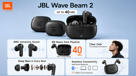 JBL Wave Beam 2 Earbuds, Jbl Dealer in Chennai, Supreme Computers