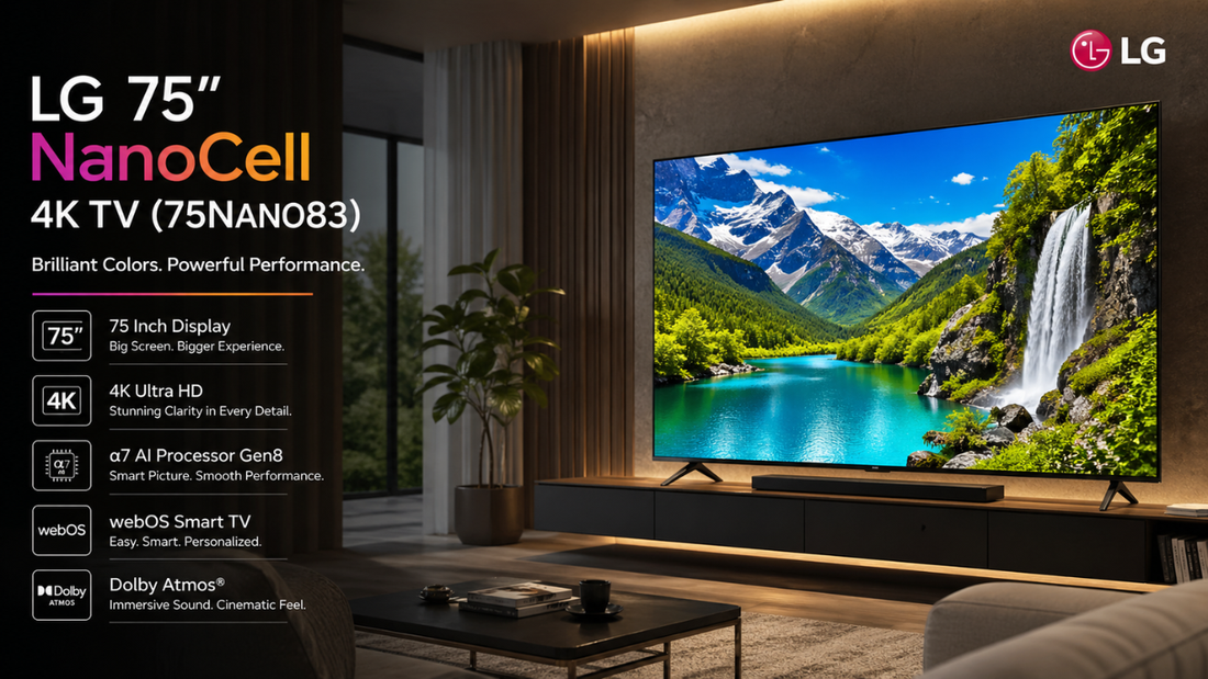 LG 75” NanoCell 4K Smart TV (75NANO83 Series) – LG Smart TV Dealer in chennai, Supreme Computers