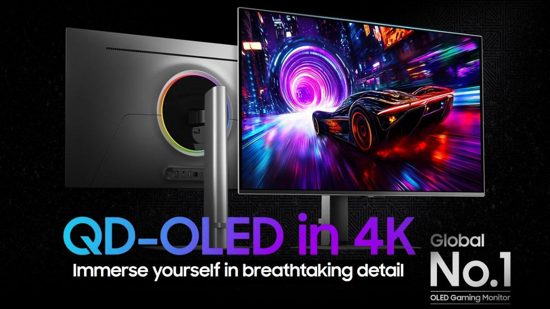 Samsung Odyssey OLED G8 4K 240Hz Gaming Monitor – 27” & 32” available at Supreme Computers, trusted monitor dealer in Chennai.