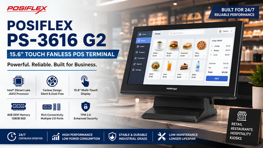 Posiflex PS-3616 G2 15.6 Touch POS, Posiflex Dealer in chennai