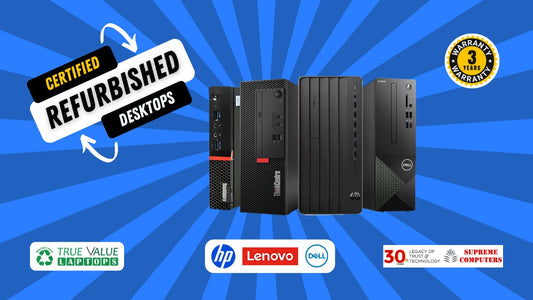Certified Refurbished HP, Dell & Lenovo Desktops – Supreme Computers Chennai