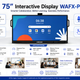 Samsung 75-inch LH75WAFWLNCXXL WAFX-P Interactive Display in Chennai, Supreme Computers