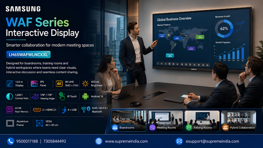 Samsung WAF 65 Interactive Display LH65WAFWLNCXXL | Samsung Dealer in Chennai | Supreme Computers