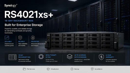 Synology RS4021xs+ 16-Bay Rackmount NAS Dealer in Chennai, Supreme Computers