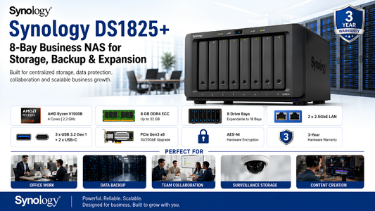 Synology DS1825+ 8-Bay NAS Dealer in chennai, Supreme Computers India