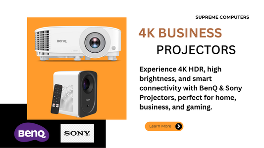 Buy Top 4KBusiness Projectors | Projectors Dealer in Chennai | Supreme Computers | BenQ and Sony Dealer In Chennai