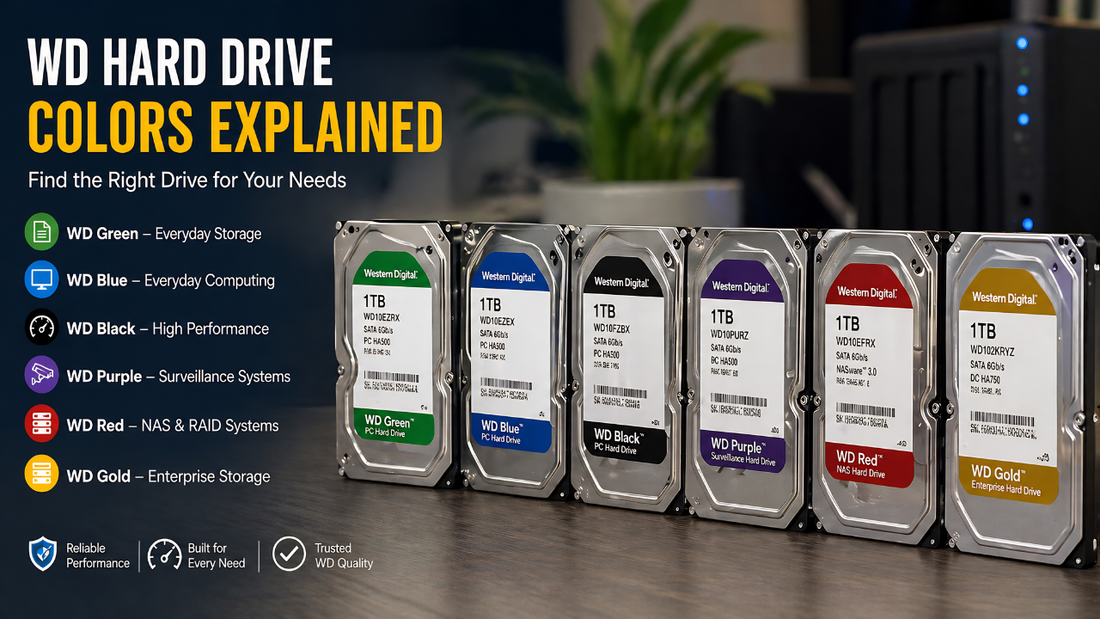 The Secret Behind WD Hard Drive Colors – Complete Guide for 2026