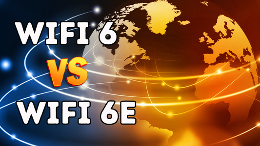 Wi-Fi 6 vs Wi-Fi 6E comparison chart showing speed, range and performance differences