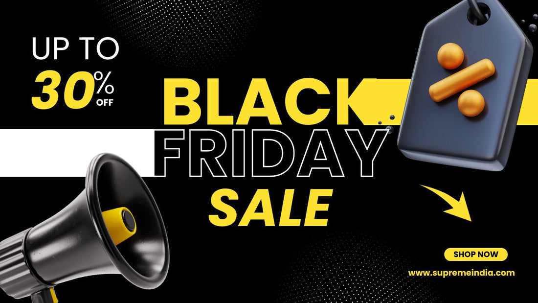 Black Friday Sale 2025 at Supreme Computers India Chennai – Best deals on laptops, desktops, and monitors with huge discounts across Tamil Nadu.