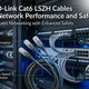 D-Link Cat6 LSZH Ethernet cable for high-speed Gigabit networking with low smoke zero halogen safety design used in enterprise network infrastructure