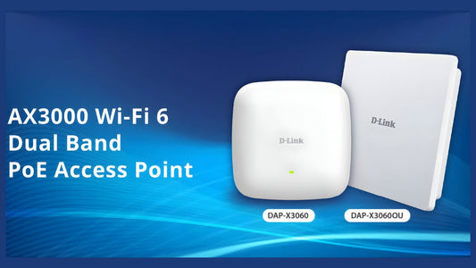 D-Link DAP-X3060 AX3000 Wi-Fi 6 access point for business and enterprise networks