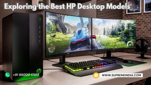 HP desktop computers for office and business use in 2025, featuring reliable performance and modern design