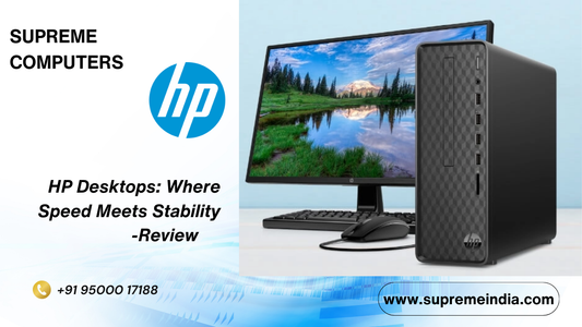 HP desktops for work and business offering reliable performance, long-term stability, and value for office use – Supreme Computers Chennai