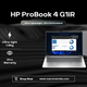 HP ProBook 4 G1iR business laptop with Intel i5 13th Gen, 14-inch Full HD display, available from HP dealer in Chennai