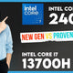 Intel Core 7 240H vs Intel Core i7-13700H laptop processor performance comparison