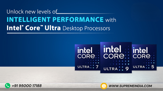 Intel Core Ultra desktop processors delivering intelligent AI performance and next generation computing power