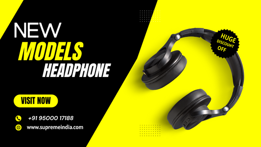 Latest headphones with massive discounts in Chennai at Supreme Computers featuring wireless, gaming, and noise cancelling models