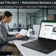 Lenovo ThinkPad T14s Gen 1 refurbished business laptop with Intel Core i7 processor used in professional office workspace