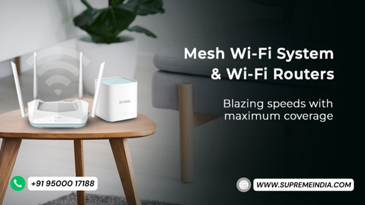 Mesh Wi-Fi systems and Wi-Fi routers delivering blazing speeds and maximum coverage available from dealers in Chennai and Tamil Nadu