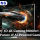 Samsung Odyssey 3D 4K Gaming Monitor with AI 3D Video Conversion – Best 4K Gaming Monitor in Chennai – Supreme Computers Tamil Nadu