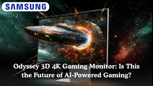Samsung Odyssey 3D 4K Gaming Monitor with AI 3D Video Conversion – Best 4K Gaming Monitor in Chennai – Supreme Computers Tamil Nadu