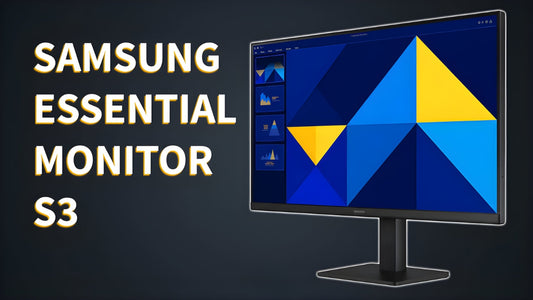 Samsung Essential Monitor S3 Full HD display for office and home use available in Chennai and Tamil Nadu