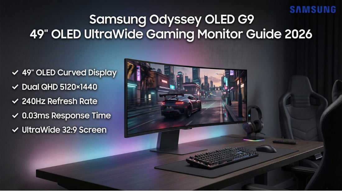 Samsung Odyssey OLED G9 49 inch OLED gaming monitor dealer in Chennai Tamil Nadu Supreme Computers ultrawide gaming display