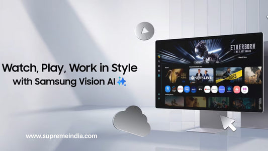 Samsung Vision AI Smart TV with AI picture, sound optimization and smart features in Chennai