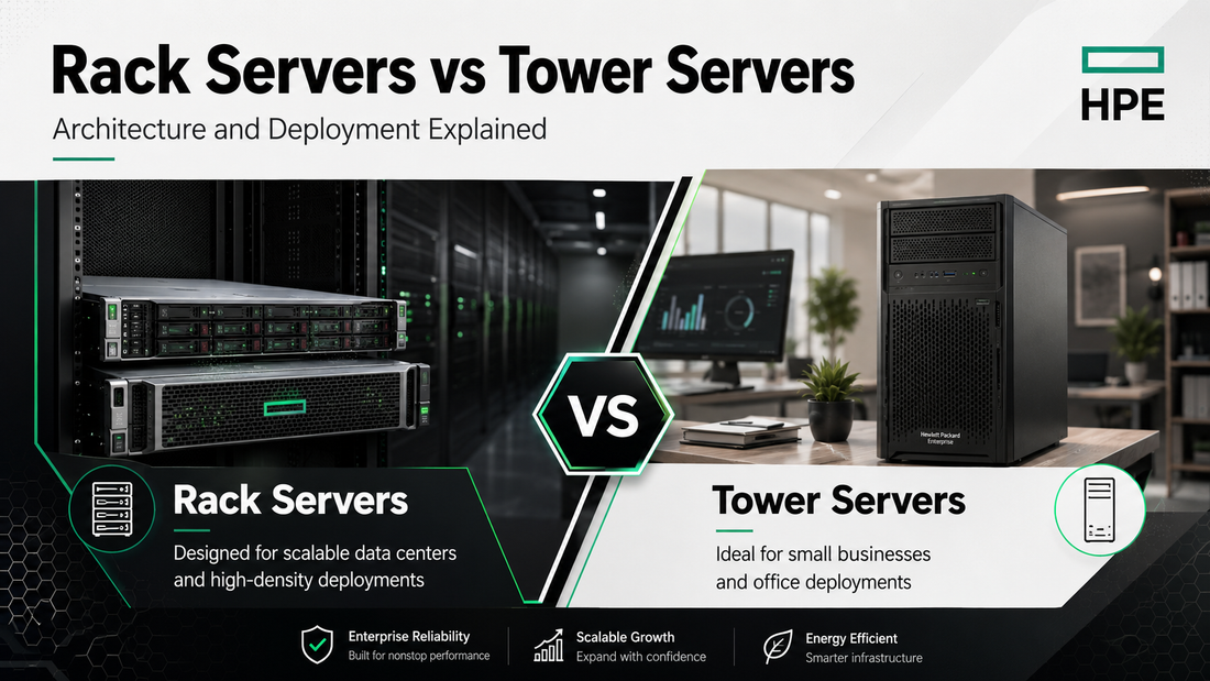 Rack Servers vs Tower Servers – Architecture and Deployment Explained