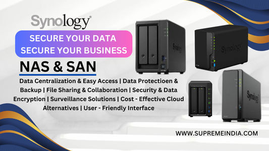 Synology NAS & SAN storage solutions for secure business data by authorized dealer in Chennai and Tamil Nadu – Supreme Computers