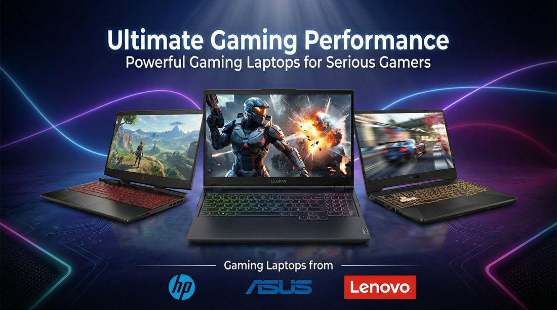 Top gaming laptops for high performance gaming in 2026 featuring HP, ASUS and Lenovo RTX gaming laptops available in Chennai