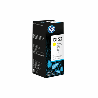 HP GT52 M0H56AA – 70ml Yellow Original Ink Bottle, 8000 Pages - Front View