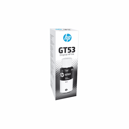HP GT53 Black Ink Bottle 90ml 1VV22AA – For HP Ink Tank & Smart Tank Printers - Front View
