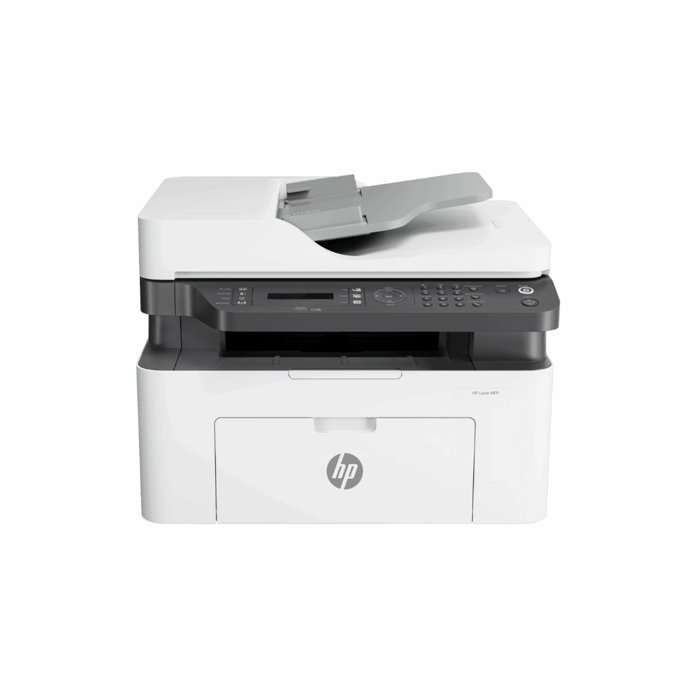 HP Laser MFP 1188fnw (715A5A) – All-in-One Monochrome Laser Printer with Fax, Network & Wi-Fi, ADF, Print/Scan/Copy, 1 Year Warranty - Front View