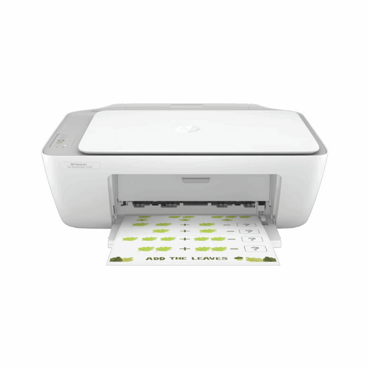 HP DeskJet Ink Advantage 2338 (7WQ06B) – All-in-One Printer, Print/Scan/Copy, Compact Design, USB, 1 Year Warranty - Front View