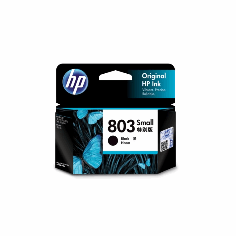 HP Ink 803 Small Black Cartridge F6V23AA