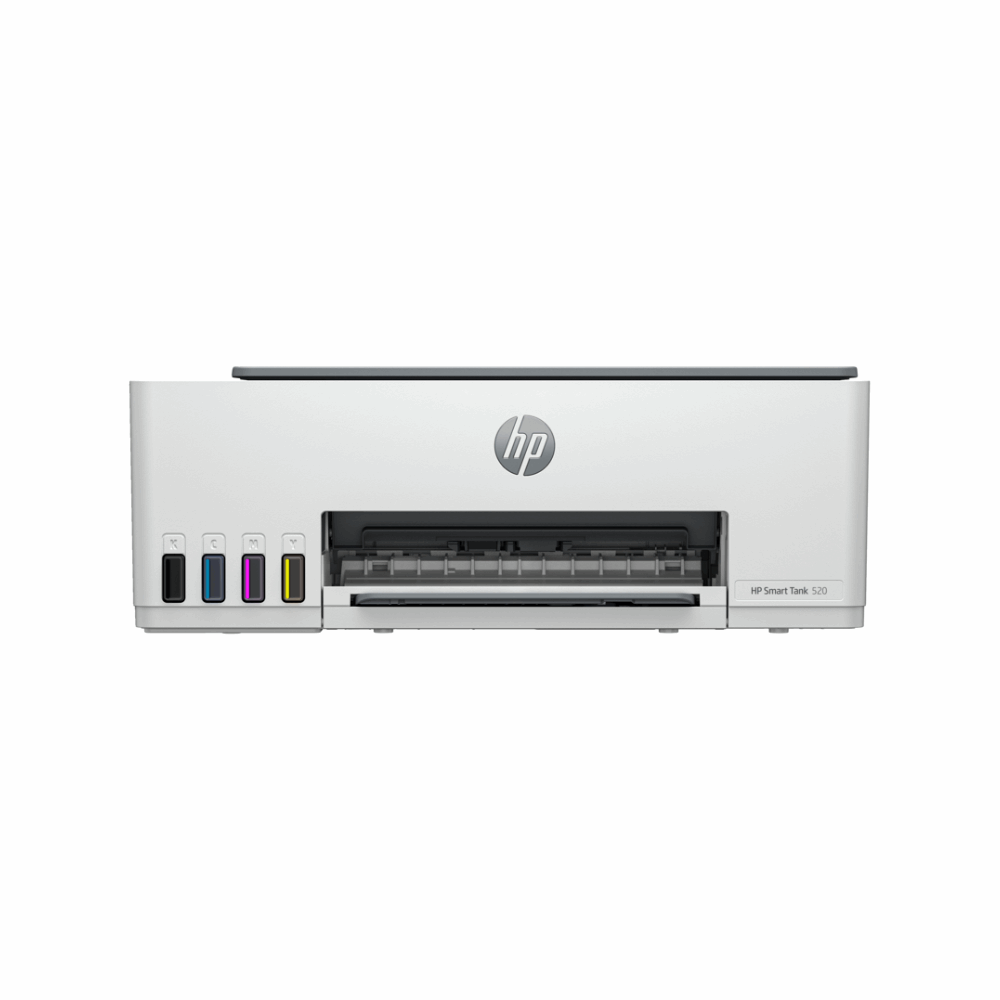 HP Smart Tank 520 (1F3W2A) – All-in-One Ink Tank Printer, Copy/Scan/Print, 1 Year Warranty + 1 Year Additional on Registration - Front View