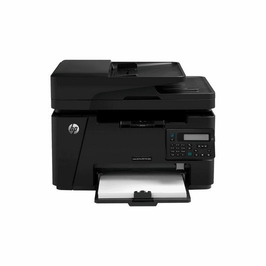HP LaserJet Pro MFP M128fn (CZ184A) – All-in-One Monochrome Laser Printer with Fax, Network, ADF, Legal Size Support, 3 Year Warranty - Front View