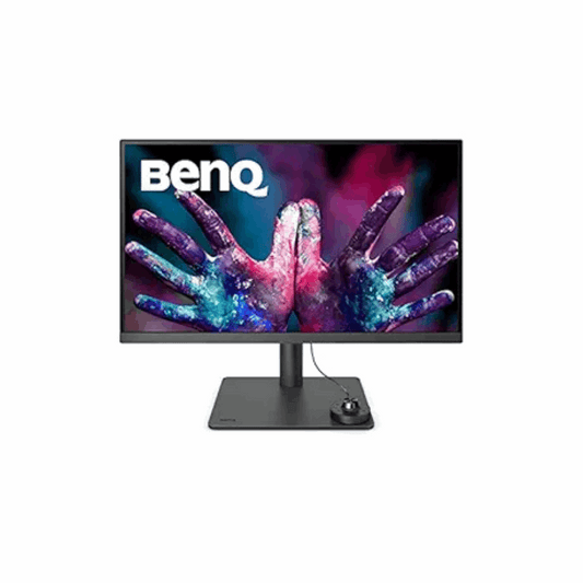BenQ PD2705Q – 27" 2K QHD IPS, 100% sRGB & Rec.709, HDR10, HDMI/DP/USB-C, KVM Switch, 3 Year Onsite Warranty - Front View