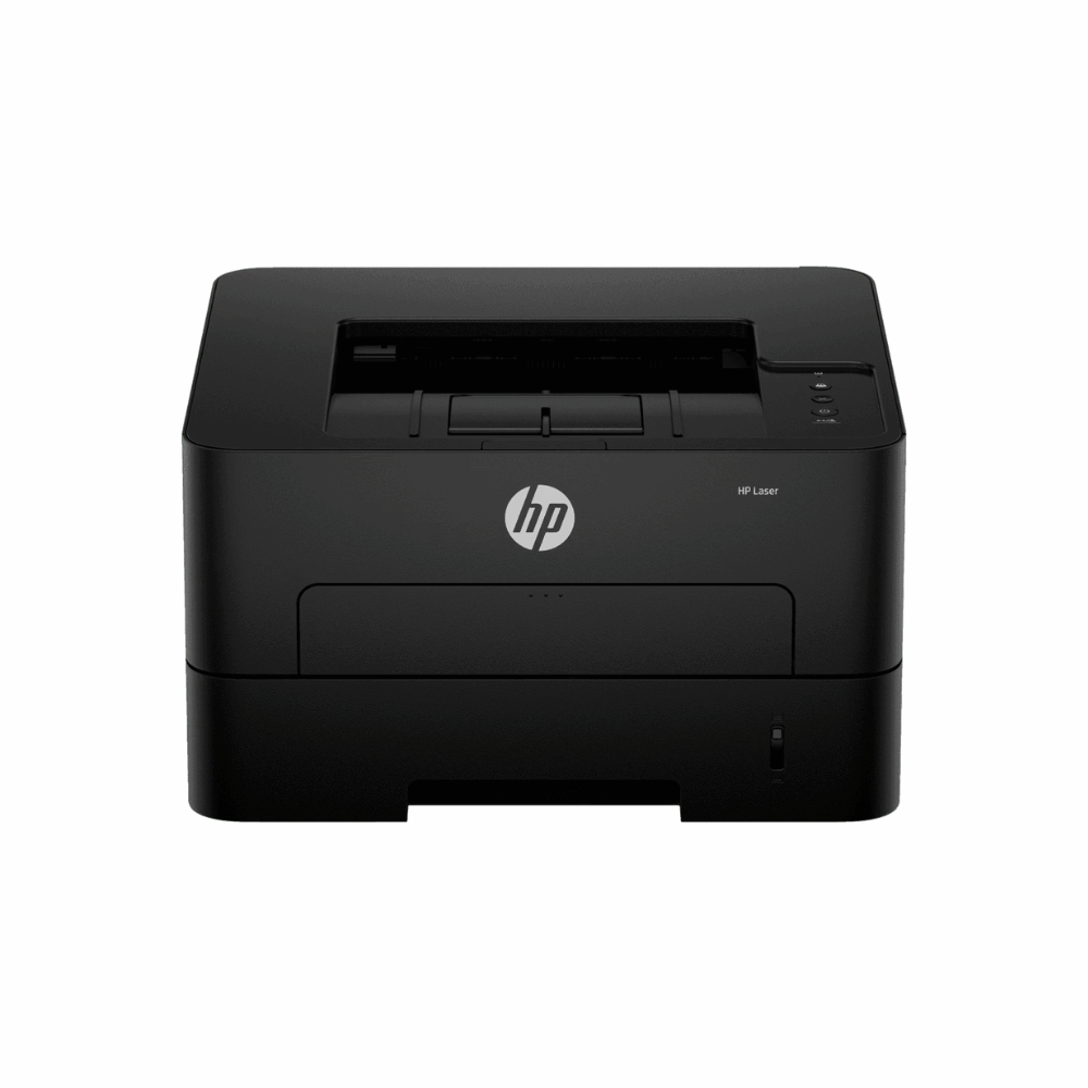 HP Laser 303d (A58WCA) – Monochrome Laser Printer, 30 PPM, Duplex Printing, 30,000 Pages Duty Cycle, 1 Year Warranty - Front View