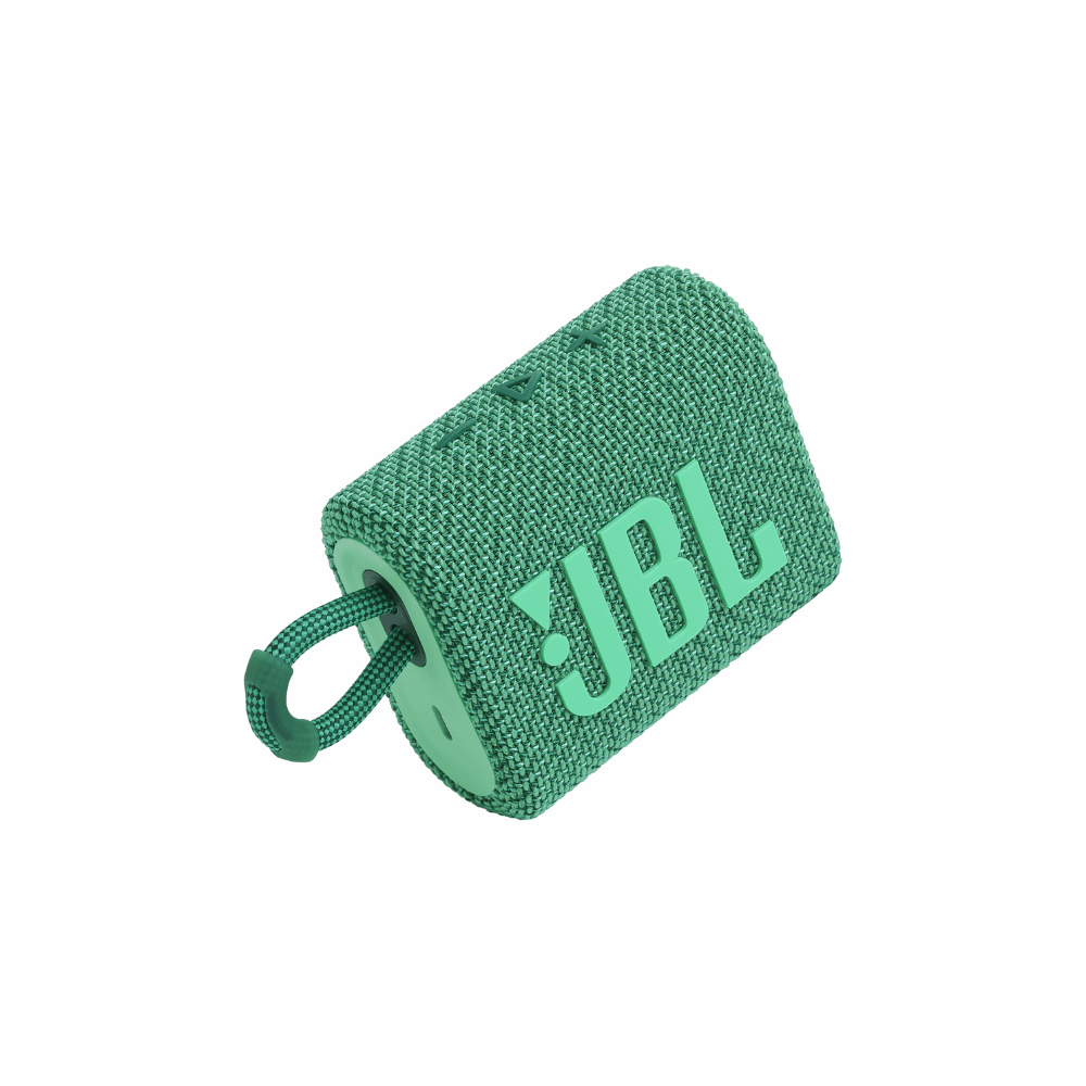 JBL GO3 ECO Portable Bluetooth Speaker (Green)