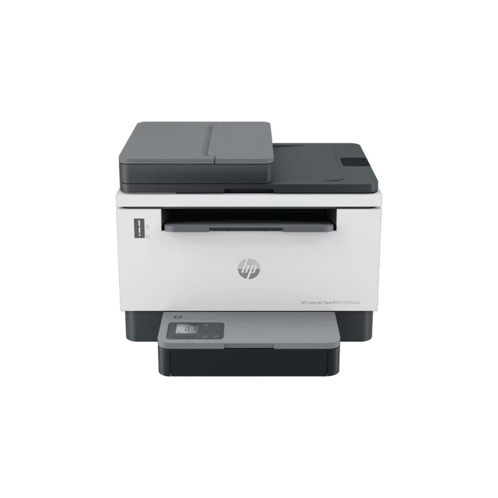 HP LaserJet Tank MFP 2606sdw (381U2A) – All-in-One Monochrome Laser Printer, Duplex, Network & Wi-Fi, ADF, 158A Toner, Free Installation, 1 Year Warranty - Front View