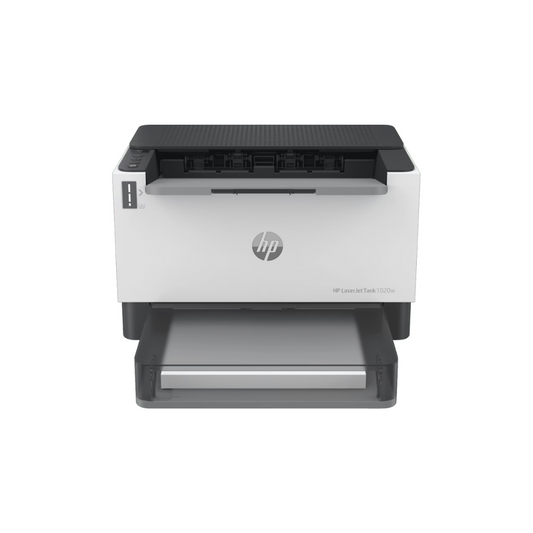 HP LaserJet Tank 1020w (381V6A) – Wireless Monochrome Laser Printer with 158A Toner, Free Installation, Wi-Fi, 2 Year Limited Hardware Warranty - Front View